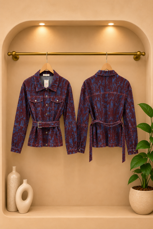 CHAQUETA BARRIL VINO