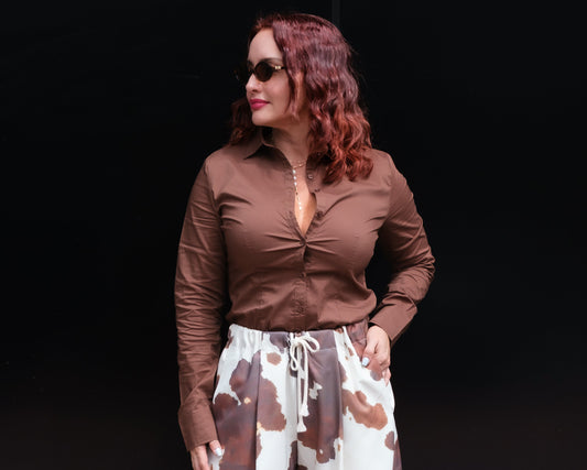 CAMISA CAFE BASICA