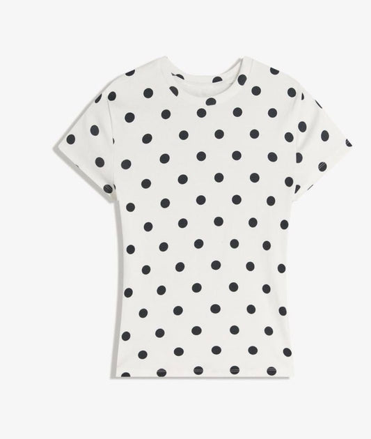 CAMISETA BLANCA LUNARES