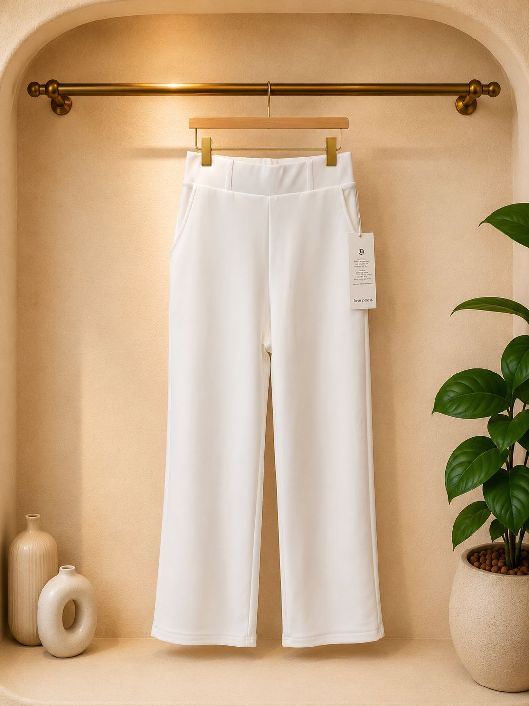 PANTALON BASIC LICRA BLANCO
