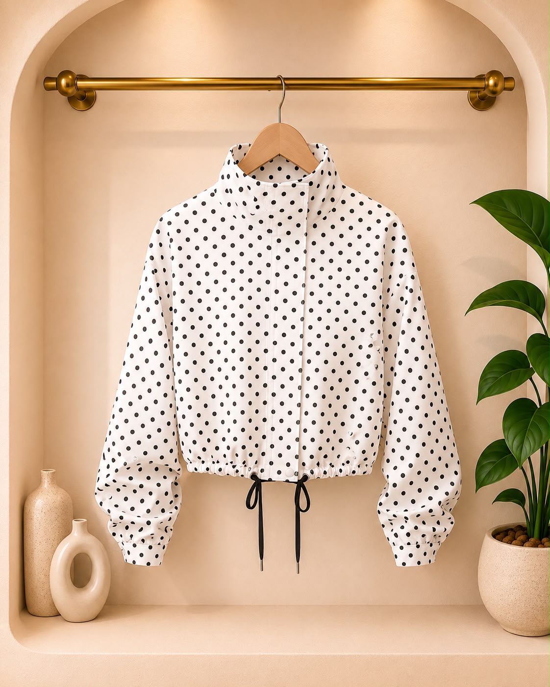 BOMBER JACKET LUNARES BLANCA