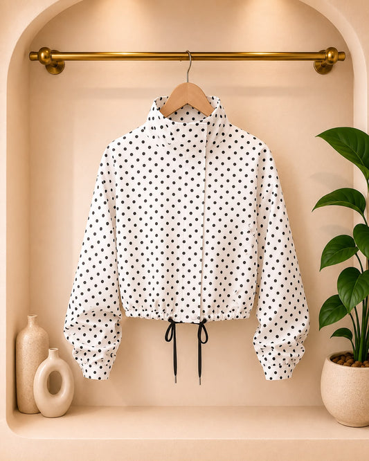 BOMBER JACKET LUNARES BLANCA