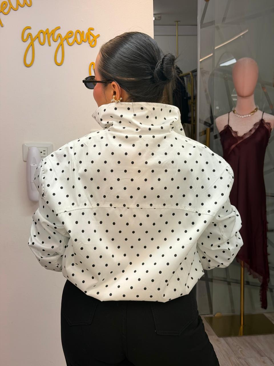 BOMBER JACKET LUNARES BLANCA