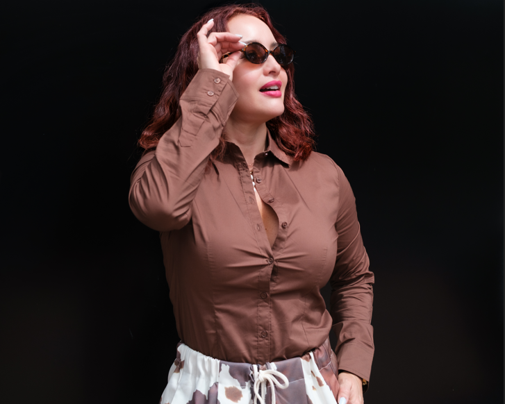 CAMISA CAFE BASICA